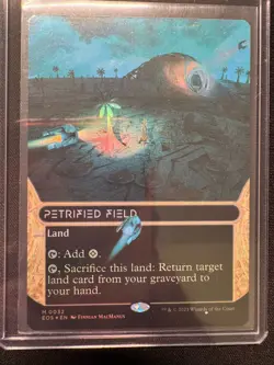 Petrified Field (Borderless 32) - FOIL - NM - MTG - EOS - Image 1