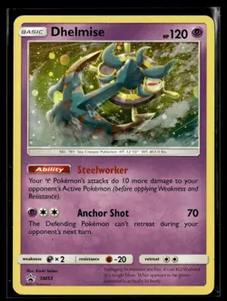 Pokemon TCG SM Promos #SM53 Dhelmise Cosmos Holo - Image 1