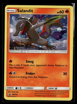 Pokemon TCG SM Promos #SM154 Salandit Cosmos Holo - Image 1