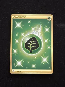 Pokemon TCG Grass Energy 283/264 Secret Rare Gold Holo English 2021 - Image 1