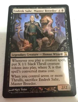 Magic the Gathering MTG Time Spiral ENDREK SAHR, MASTER BREEDER - Near Mint - Image 3