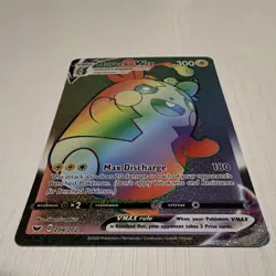 Pokemon Morpeko VMAX 300 HP Secret Rare Full Art Holo Swsh01 Card 204/202 - Image 3