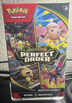 Pokemon TCG Mega Evolution “Perfect Order” Booster Bundle Box – Factory Sealed - Image 1