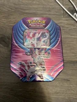 Pokemon 2018 Evolution Celebration Tin Sylveon GX Sealed - Image 1