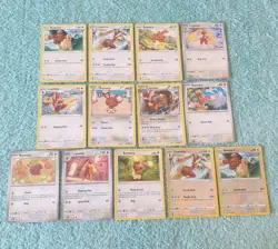 BUNEARY & LOPUNNY BUNDLE OF POKEMON CARDS - Image 1