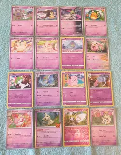FAIRY TYPES BUNDLE OF POKEMON CARDS #2. - Image 1