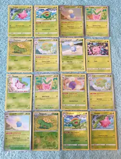 HOPPIP, SKIPLOOM, & JUMPLUFF BUNDLE OF POKEMON CARDS - Image 1
