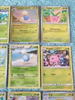 HOPPIP, SKIPLOOM, & JUMPLUFF BUNDLE OF POKEMON CARDS - Image 3