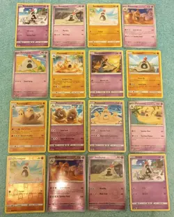 SANDYGAST & PALOSSAND BUNDLE OF POKEMON CARDS - Image 1