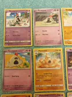 SANDYGAST & PALOSSAND BUNDLE OF POKEMON CARDS - Image 2