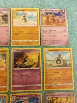 SANDYGAST & PALOSSAND BUNDLE OF POKEMON CARDS - Image 3