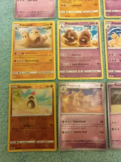 SANDYGAST & PALOSSAND BUNDLE OF POKEMON CARDS - Image 4