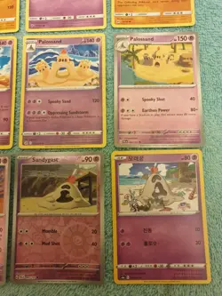 SANDYGAST & PALOSSAND BUNDLE OF POKEMON CARDS - Image 5