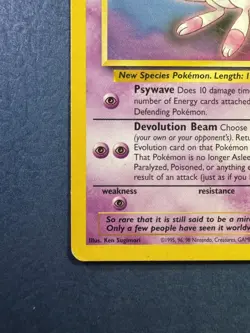 Pokemon TCG Mew #8 Black Star Promo - Image 3