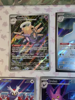 Pokemon TCG Lot Of 10 Illustration Rare Cards Litten, Crobat, Steelix & more NM - Image 2