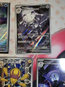 Pokemon TCG Lot Of 10 Illustration Rare Cards Litten, Crobat, Steelix & more NM - Image 4