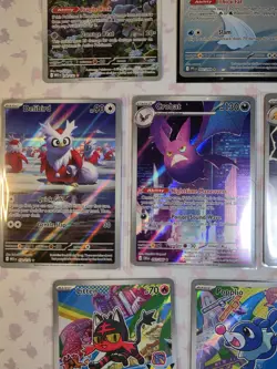Pokemon TCG Lot Of 10 Illustration Rare Cards Litten, Crobat, Steelix & more NM - Image 5