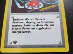 Base Set, 1st edition, 85/102, Trainer Pokemon Center Deutsch Karte #MB531# - Image 2