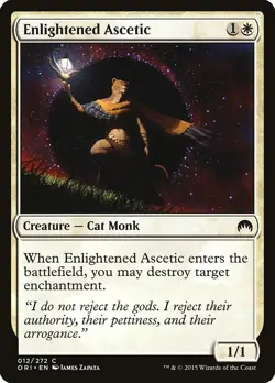 Enlightened Ascetic Origins ORI # 12 Magic Mtg Foil - Image 1