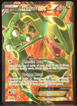 Rayquaza EX 123/124 (Dragons Exalted 2012) Full Art MP Pokemon Nintendo - Image 1