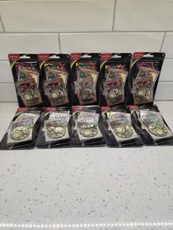 10 Pokemon Phantasmal Flames Blister Packs Greedent / Magcargo 5 each - Image 1