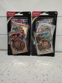 10 Pokemon Phantasmal Flames Blister Packs Greedent / Magcargo 5 each - Image 2