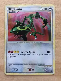 Pokemon Rayquaza Holo Rare 20/95 HeartGold & SoulSilver: Call of Legends - Image 1
