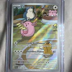 Chansey 187/167 SV06 Twilight Masquerade IR Full Art Holo English - Image 1