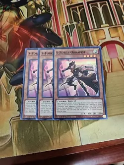 3X S-Force Orrafist BLVO-EN013 Super Rare 1ST ED NM Yugioh - Image 1