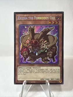 Yugioh Exodia the Forbidden One (Chibi artwork) BLGG-EN002 Secret Rare 1st Ed NM - Image 1