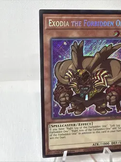 Yugioh Exodia the Forbidden One (Chibi artwork) BLGG-EN002 Secret Rare 1st Ed NM - Image 2