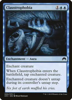 Claustrophobia Origins ORI # 50 Magic Mtg Foil - Image 1