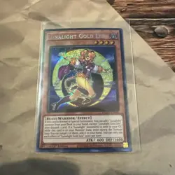 Yu-Gi-Oh! Lunalight Gold Leo DUAD-EN005 Secret Rare 1st Edition NM - Image 1