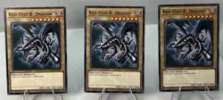 YUGIOH - RED-EYES B. DRAGON - LEDU-EN000 - 1ST EDITION - COMMON - X3 - YGO TCG - Image 3