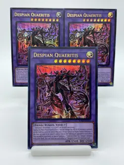 Yu-Gi-Oh! Despian Quaeritis RA05-EN036 Ultra Rare 1st Ed. X3 Playset - Image 1