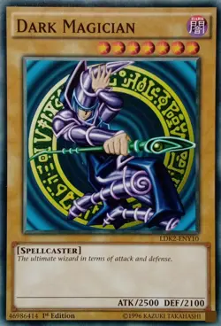 LDK2-ENY10 DARK MAGICIAN COMMON 1ST EDITION YuGiOh CARD - Image 1