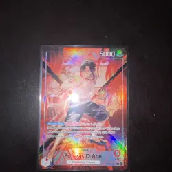 OP16-001 English Ace AA Alt Art Leader One Piece OPTCG The Time Of Battle - Image 1