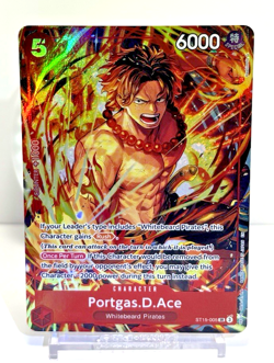 Portgas.D.Ace (Illustration Box Vol.5) ST15-005 One Piece Promotion Cards Foil - Image 1