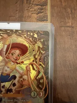 Disney Lorcana Wilds Unknown JESSIE Lively Cowgirl Enchanted Foil #223/204 - Image 4