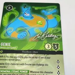 Genie Powers Unleashed Alternate Art Disney100 Promos Lorcana Foil No. 20 - Image 3