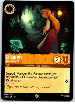 #7 Eilonwy - Princess of Llyr - Common 2025 Disney Lorcana Whispers in the Well - Image 1