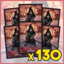 Disney Lorcana TCG: Mulan 130 Sleeves | Official Ravensburger - Image 1