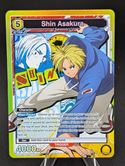Union Arena Shin Asakura UE19BT/SMD-1-018 (SR) - UE19BT: SAKAMOTO DAYS - Image 1