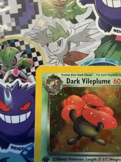 1st Edition HOLO Dark Vileplume- Vintage Pokemon Card Team Rocket 13/82 LP WOTC - Image 3