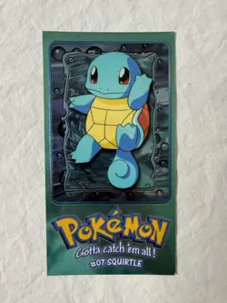 Vintage Squirtle 1999 Topps TV Animation Edition Tin (with cards) Opened - Image 2