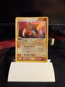 Kabutops Ex 10/108 Power Keepers STAMPED Reverse Holo Pokemon Card - Image 1