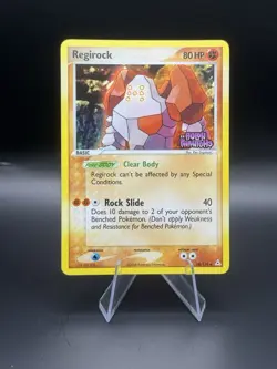 Pokemon TCG Regirock 28/110 Holon Phantoms Reverse Holo Card NM / LP - Image 1
