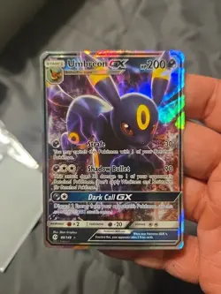 Pokemon TCG Umbreon GX Ultra Rare Card SM Base Set 80/149 NM - Image 1