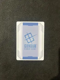 Gundam Card Game ST05-010 C Mikazuki Augus Alternate Art Release Event Signature - Image 2