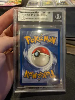 1999 POKEMON TCG Card FOSSIL 9/62 KABUTOPS HOLO BGS 8.5 WOTC - Image 2